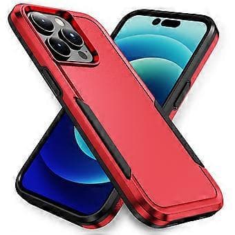Til iPhone 15 Pro PC+TPU Støtsikkert Telefondeksel Anti-fall Bakbeskytterdeksel (Stil E)