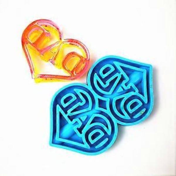 Sugerrør Dekorationer Epoxy Resin Form Silikoneform DIY Håndværk Smykker Støbeværktøjer