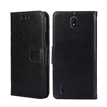 Krystal Cover til Nokia C01 Plus / C1 2. Udgave (Sort)