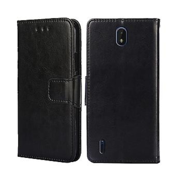 Krystalldeksel for Nokia C01 Plus / C1 2. utgave (Svart)