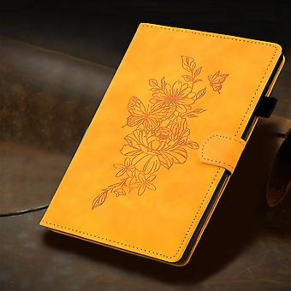 Butterfly Smart Nahkainen Kotelo iPad Pro 11 2024:lle (Khaki)