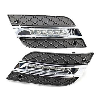 Front LED Tåkelys DRL Dagkjørelys for ML350 W164 ML300 ML320 2010-2011