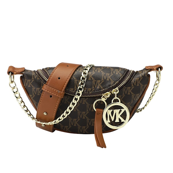 (Brun) Dam Crossbody Bag Retro Handväska Axelväska 4