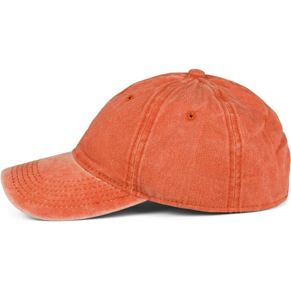 Vintage Segments Cap, Faded Used Look, Baseball Cap, Justerbar