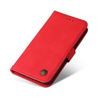 Læderetui til Xiaomi Redmi Note 11 Pro 4G (Rød)