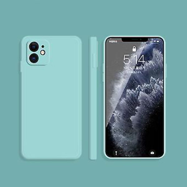 Silicone Telefon Cover til iPhone 13 (Lyseblå)