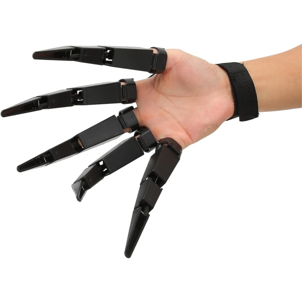Halloween leddfingerutvidelser, 3D-trykte skumle skjelett Ha