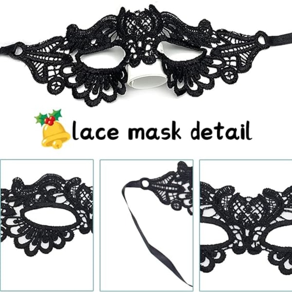 Metal Mask Vakker Komfortabel Delikat Fit The Face Wolf Woman Mask for Party Carnival Evening