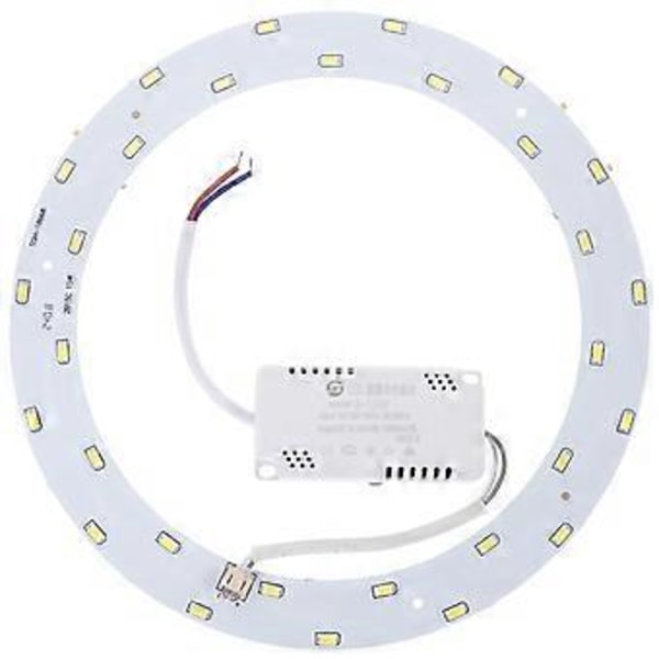 15W 220V-240V SMD 5730 30-LED Magnetisk Sirkulær LED Panel Bar Lampe LED Taklampe (Rent Hvitt Lys)