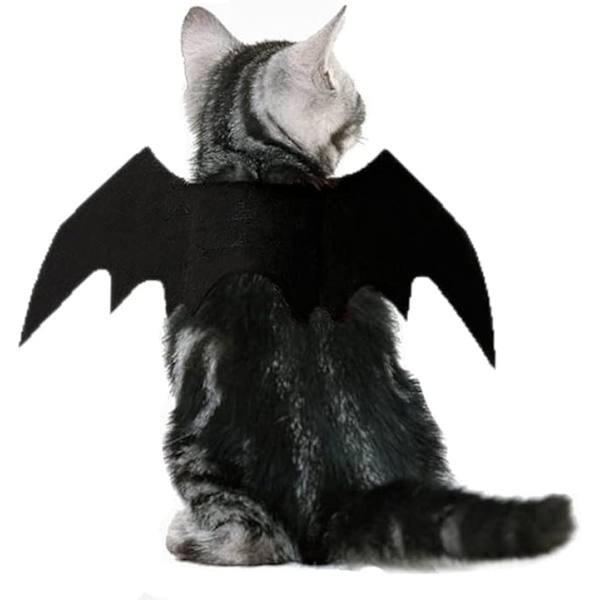 Fladdermusvingar för husdjur, katt, Halloween-festdekoration, valp Cosplay B