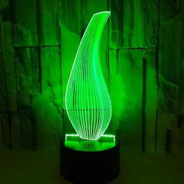 3D Nattlampa Flaska LED Ljus Optisk Illusion