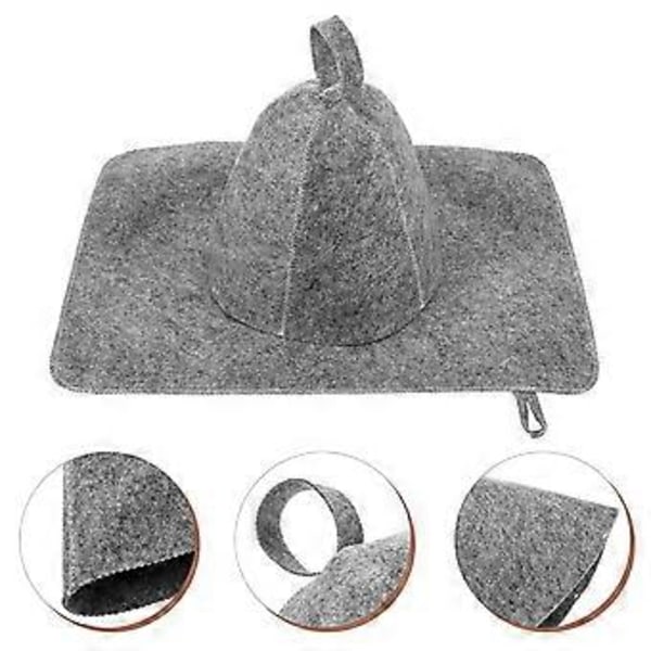 1 Sæt Vandabsorberende Saunahat Genanvendelig Saunahat Kit Saunahat Stilfuld Saunahat Pad Kit
