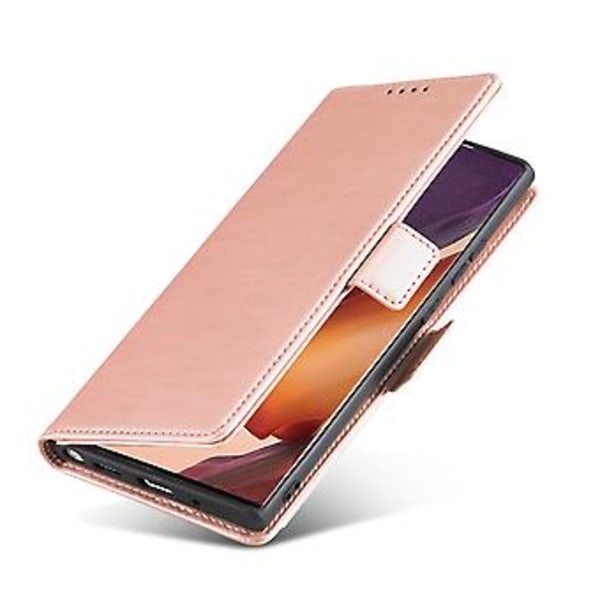 Läderfodral för Samsung Galaxy Note20 Ultra (Roséguld)