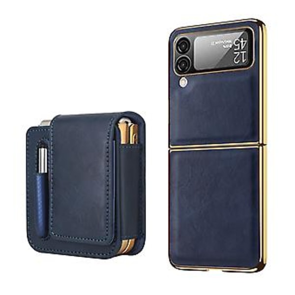 Retro Thinking Series Etui til Samsung Galaxy Z Flip4 (Blå)