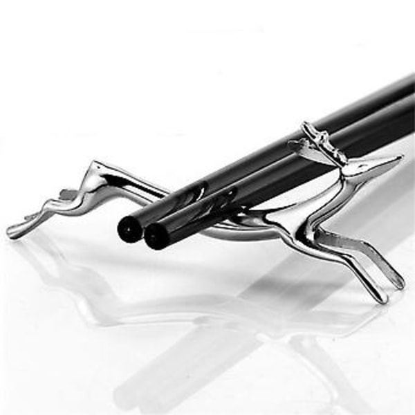 Alloy Dachshunds Vildhjort Spispinne Ram Spispinnehållare Gaffelställ Festival Julpynt