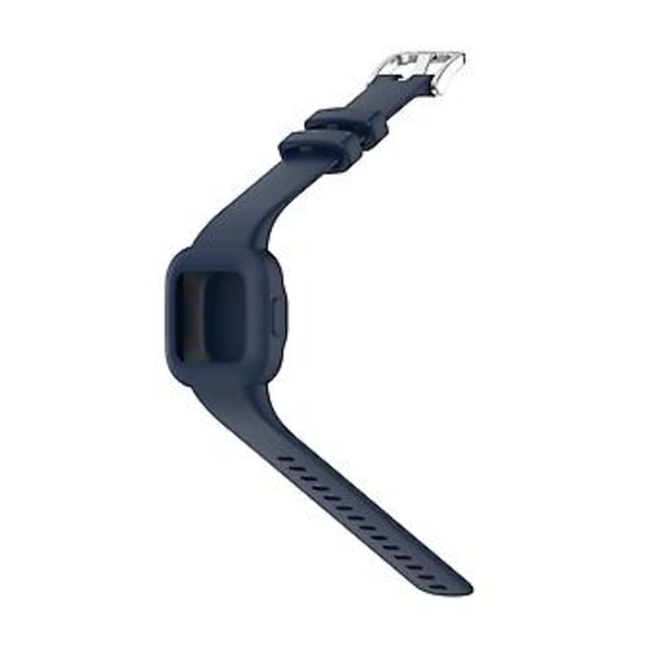 Silicone armbånd i ren farve til Garmin Vivofit JR3 (Mørkeblå)