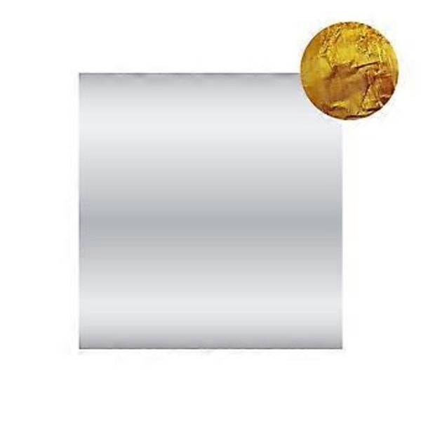 100 st 8 cm Aluminiumfolie Chokladgodis Omslagspapper Matförpackning Dekor (Präglad Silver)