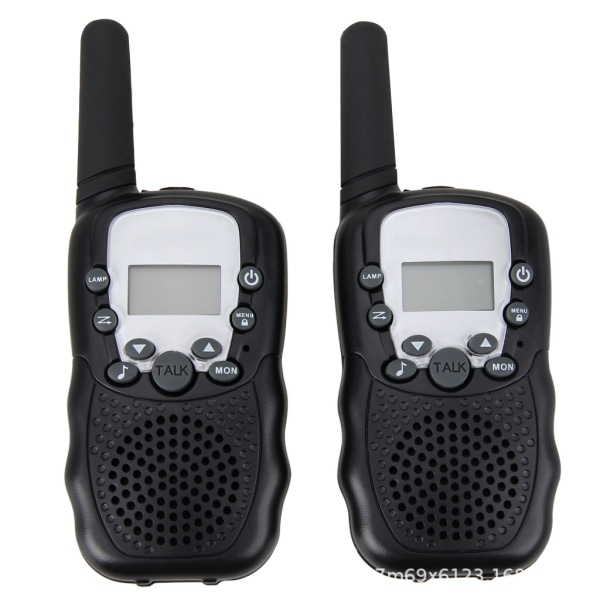 Kids walkie-walkie, dubbelriktad radio med sin kristall 22 chan
