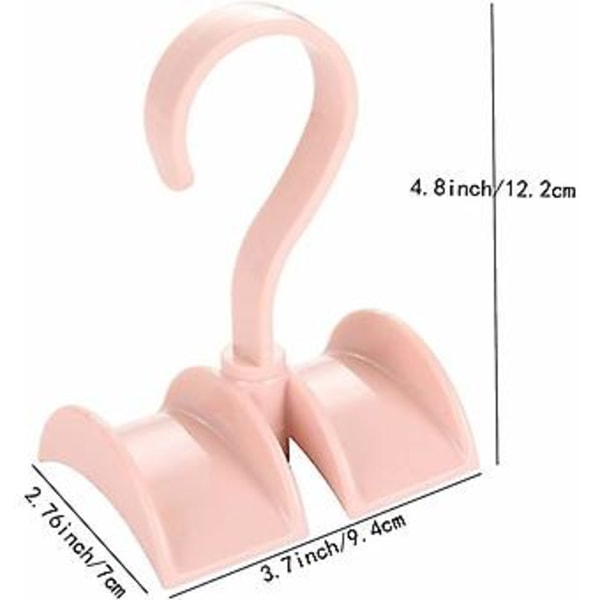 Tie Rotary Classico Hängare för Knyta, Väska, Bälte, Halsduk (4-pack)