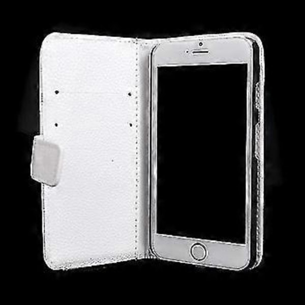 hmwy-fashion flip PU-läder bling blomma plånbok skyddsfodral med kortfack för iPhone 6 Plus
