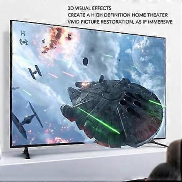 HD Multimedia Interface Kobling Han til Hun 48Gbps UHD 8K Forlænger Konnektor med Indikatorlys til PS5 PC Skærm