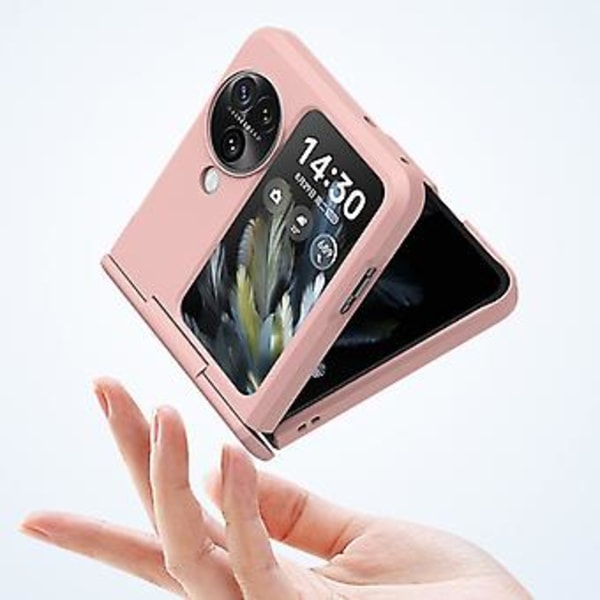 PC Skin Feel Etui for OPPO Find N3 Flip (Himmelblå)