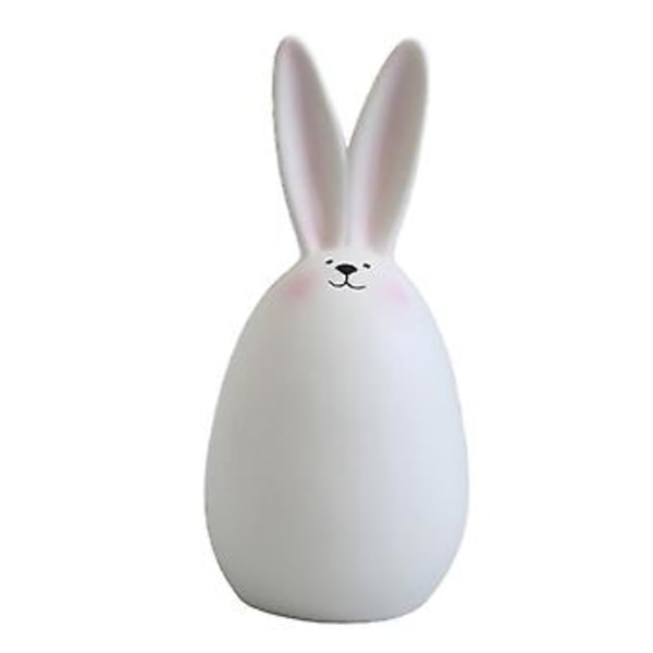 Suloiset pääsiäispupufiguurit, miniatyyri eläin, keraamiset käsityöt, pupupatsas hyllylle, kaappiin, puutarhaan, pihalle, lasten lahjat, patiolle (C 15cm Blush)