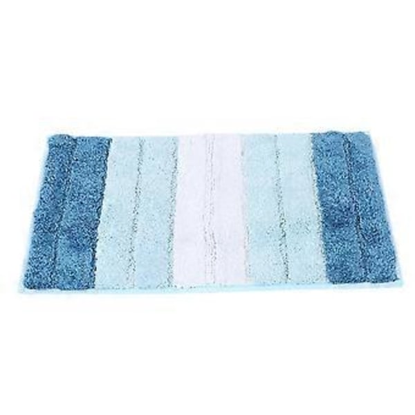 Halkfri Dörrmatta Vattenabsorberande Matta Badrumsmatta Blomma Badrum Sovrum Blå