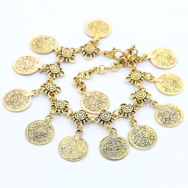 Boheme Metal Tassel Anklet i Sterling Sølv Farve Luksus Charm C