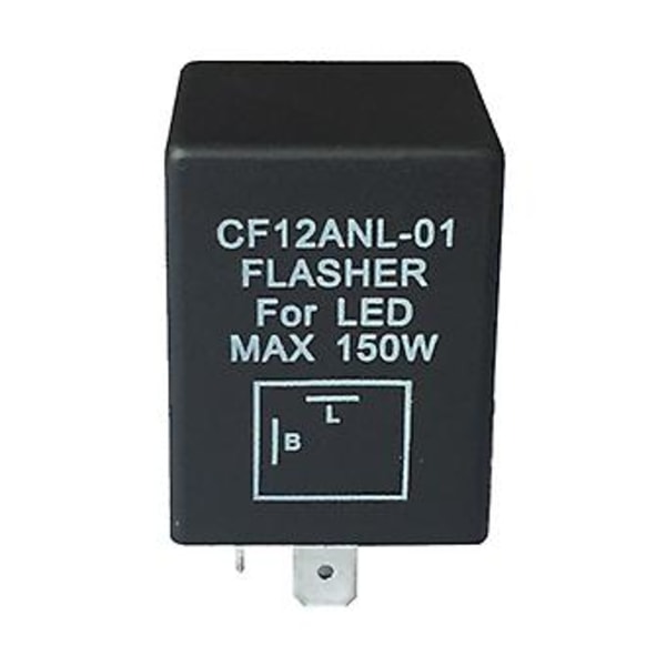 Electronic two-foot flasher relay LED light general light motorcycle car general flasher