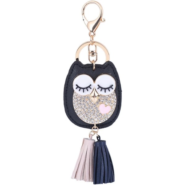 Chouette pompon porte-clés pendentif breloque porte-clés mode dam