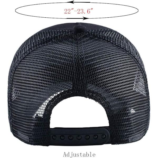 Unisex Animal Mesh Trucker Hat Square Patch Baseball Caps