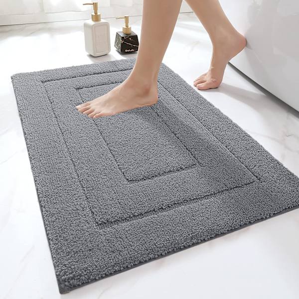 Skridsikker bademåtte vandabsorberende mikrofiber blød bademåtte,Mach