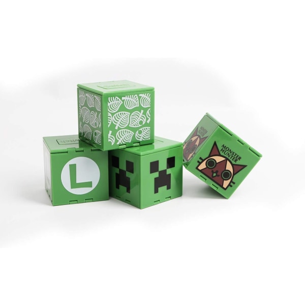 Switch-spilkort-etui med 16 pladser (Minecraft Green)