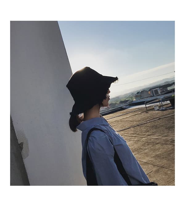 Solhattar för kvinnor Sommar Casual Bred Brätte Bomull Bucket Hat Beac