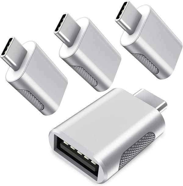 USB C till USB 3.0 OTG 10 Gbps uppgraderingsadapter (4-pack), USB typ C