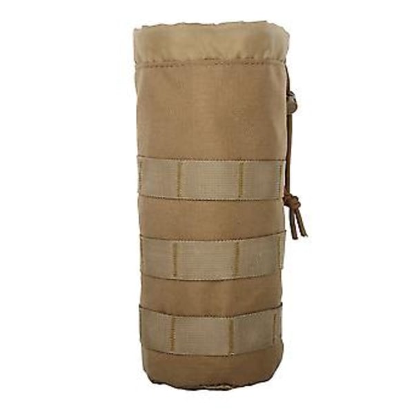 Udendørs Taktisk Molle Vandflaske Taske Militær Vandreture Bælteholder Kedelpose (Khaki)