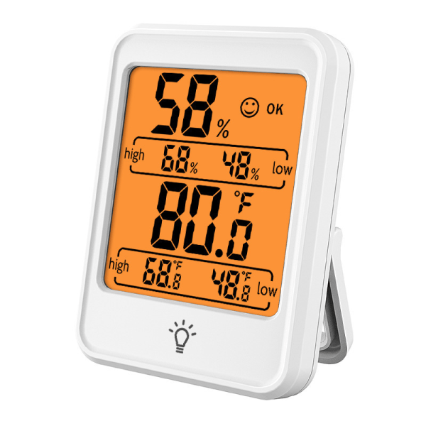 2 Pack Max innendørs termometer Hygrometer Fuktighetsmåler Temp