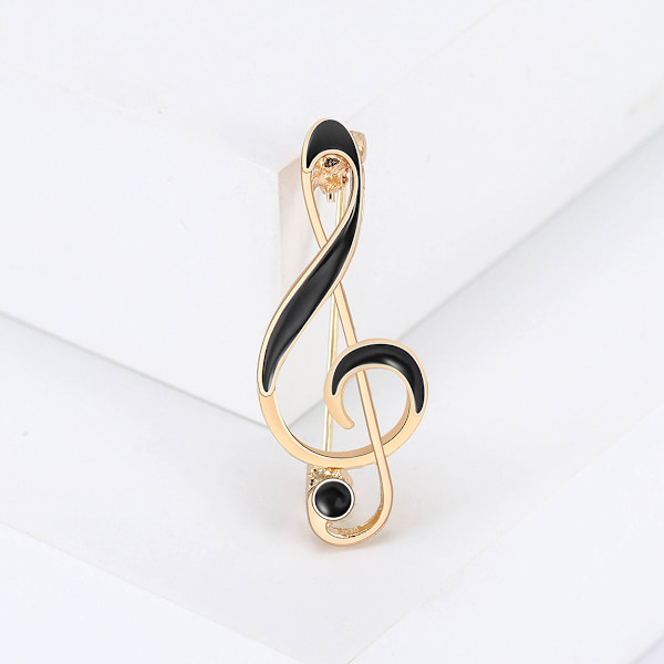Klassisk musik broche, diskantnøgle, diskantnote, øreringe, nec