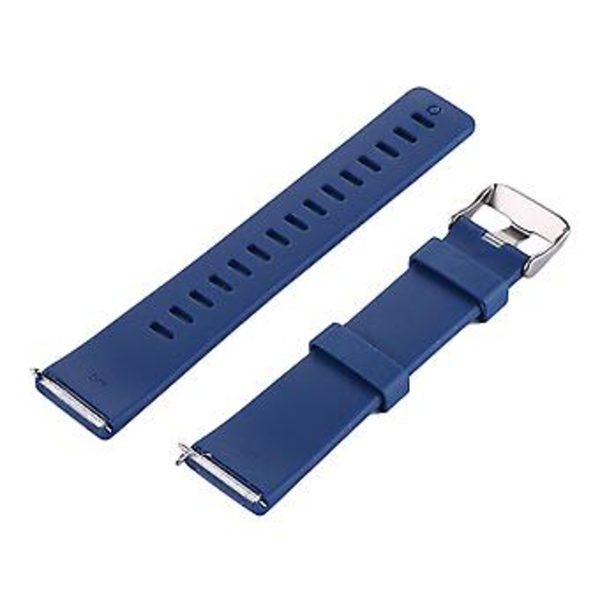 Silikonarmband för Fitbit Versa / Versa 2 (Mörkblå)