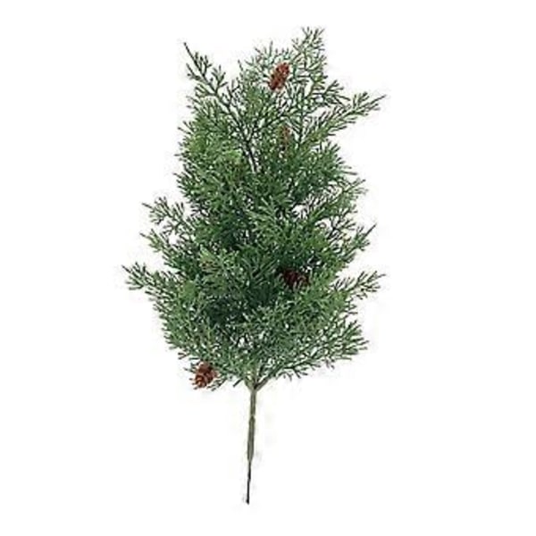 Konstgjord Växtkvist, Julstjälkdekoration, DIY Girlang Krans Grönska för Bord Sovrum Hem (Höjd 47cm)