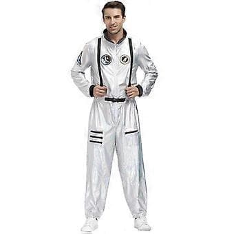 Mænd Kvinder Rum Astronaut Cosplay Kostume Halloween Karneval Performance Kostume (M Mænd)