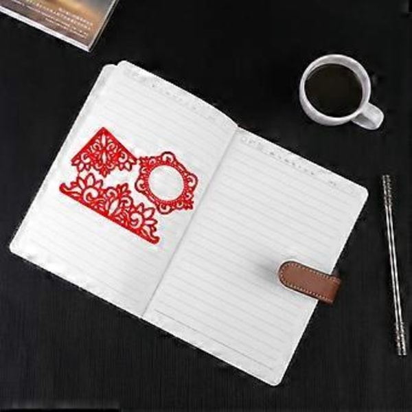 Spetsram Metallstansar Scrapbooking Schabloner Stansar Kort Prägling DIY