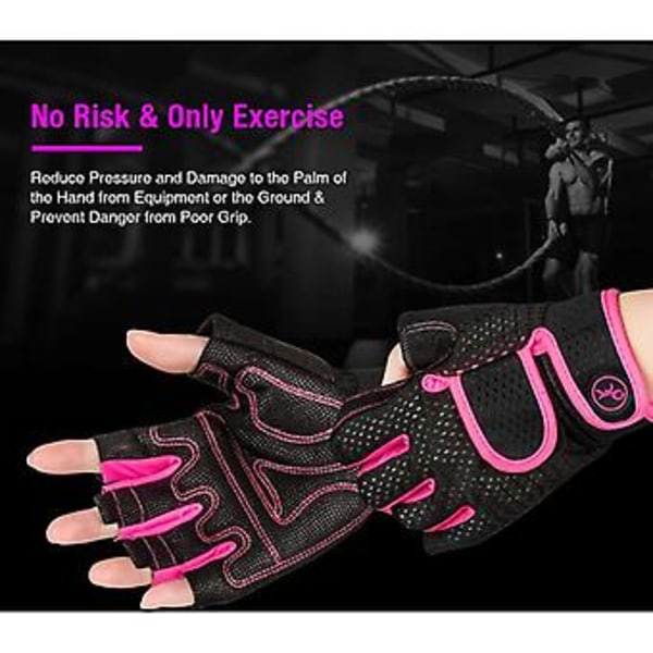 Styrketreningshansker, Treningshansker for Treningssenter, Gymnastikk, Sykling, Vektløfting, Trening, Sportshansker for Menn & Kvinner Trening