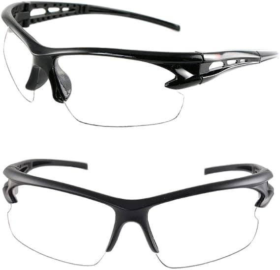 Skyddsglasögon - 3-pack med transparenta säkerhetsglasögon
