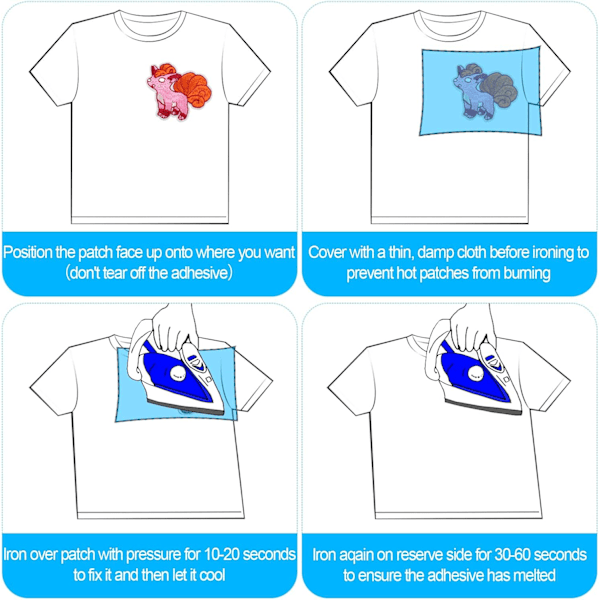 34 Stykker Stjerner Broderi Stryke-på Lapp, Broderi Klistremerke Jern