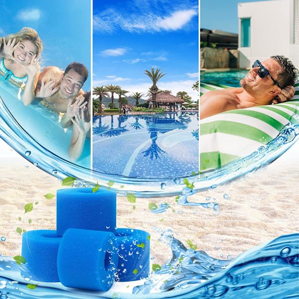 Set med 4 poolfilter av skumgummi - Spa, swimmingpool foa