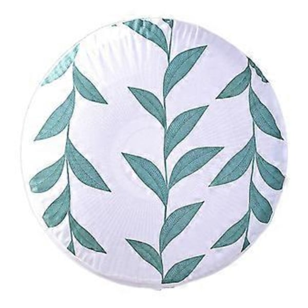 45 cm joustava suuaukko, helppo asennus, sähkötuulettimen suojus, trooppisten lehtien painatus, pyöreä tuulettimen pölytiivis suojus, kotitaloustarvikkeet (D)