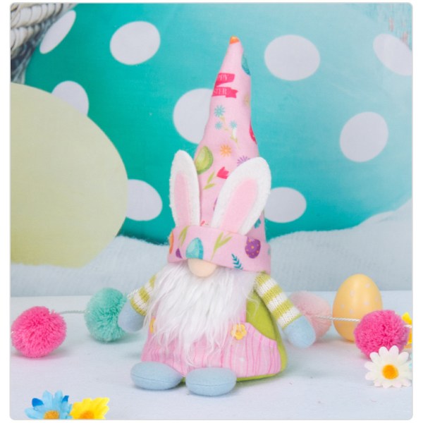 Påskhare Gnome Dekor, Påsk Gnomes, Ansiktslös Påskhare