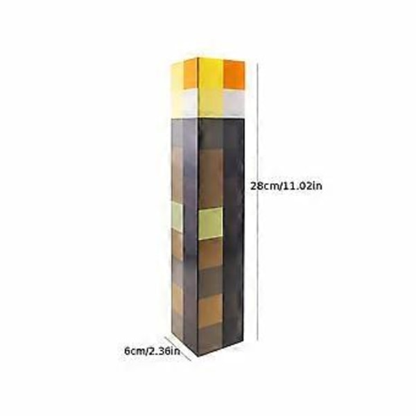Brownstone Fackla Leksak 4 Färger För Väggmontering Eller Handhållen USB Uppladdningsbar 28 cm LED Väggfackla Sovrum Vardagsrum Lekrum Dekor Jul, Ha